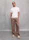 100% Linen Wide-Leg Trousers in Mocha_4