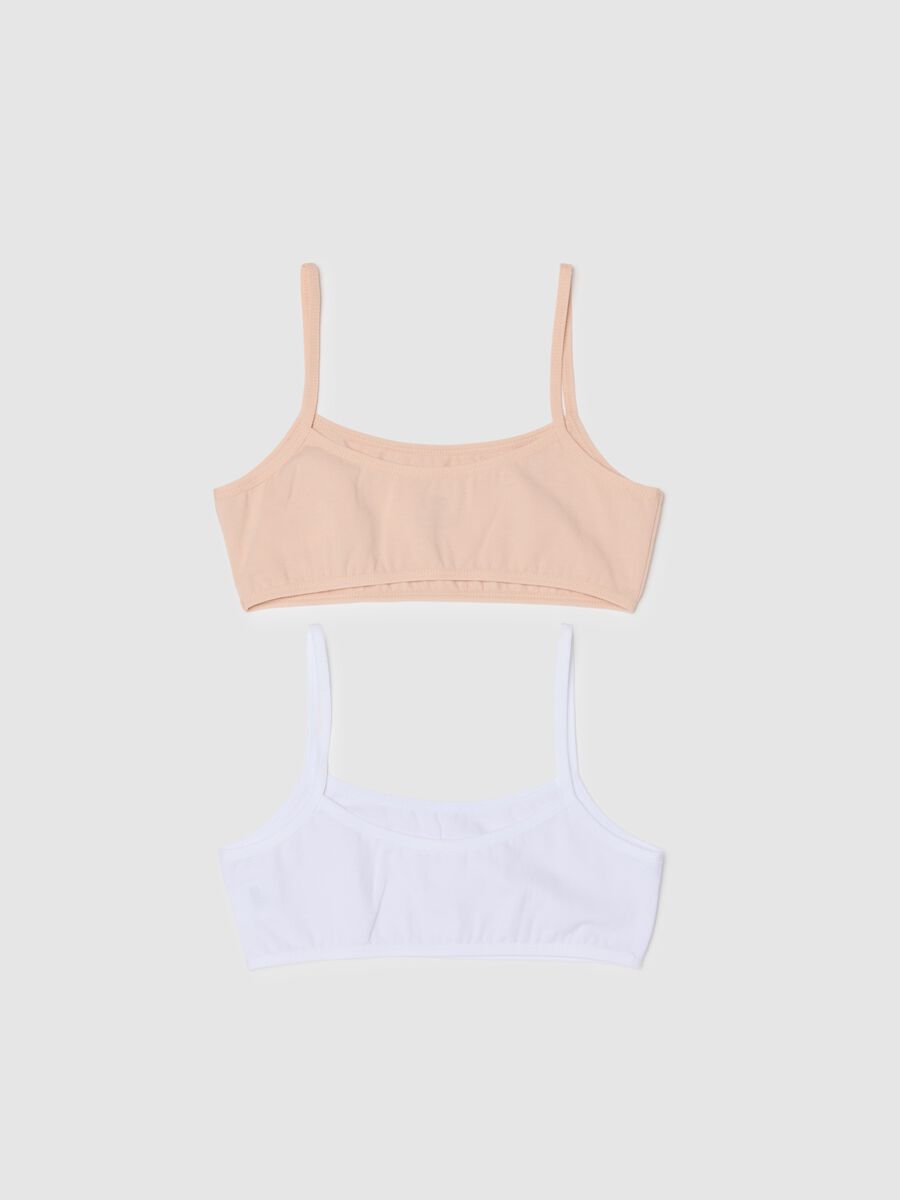 Girls' Multicolor Comfortable Cotton Bra Pack with Stretch_1