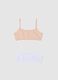 Girls' Multicolor Comfortable Cotton Bra Pack with Stretch_1