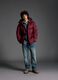 Burgundy The Iconic Puffer Jacket with Adjustable Hood_0