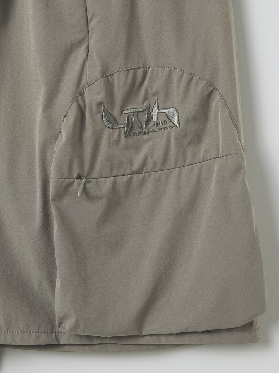 Technical Cargo Shorts Military Green_5