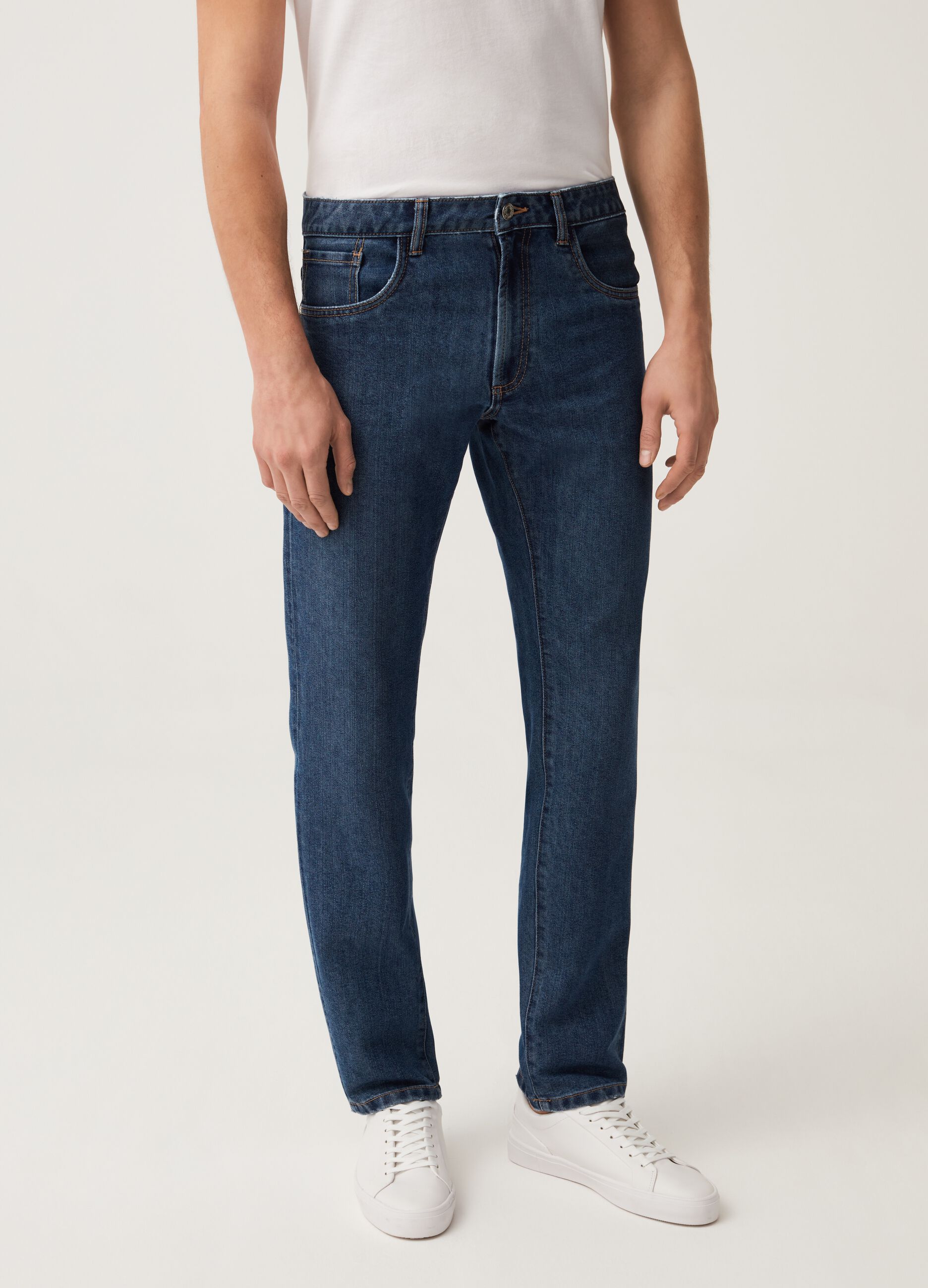 Regular-fit jeans with five pockets