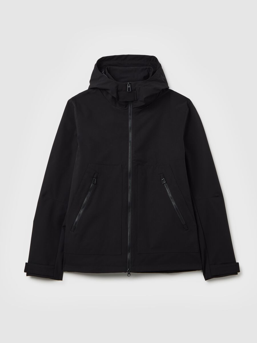 Black Jacket with Zip_0