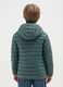 Boys' green mixed fabric jacket, regular fit_1