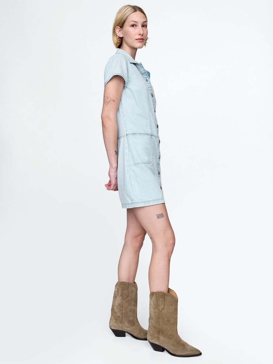 Abito in denim azzurro Gap_1