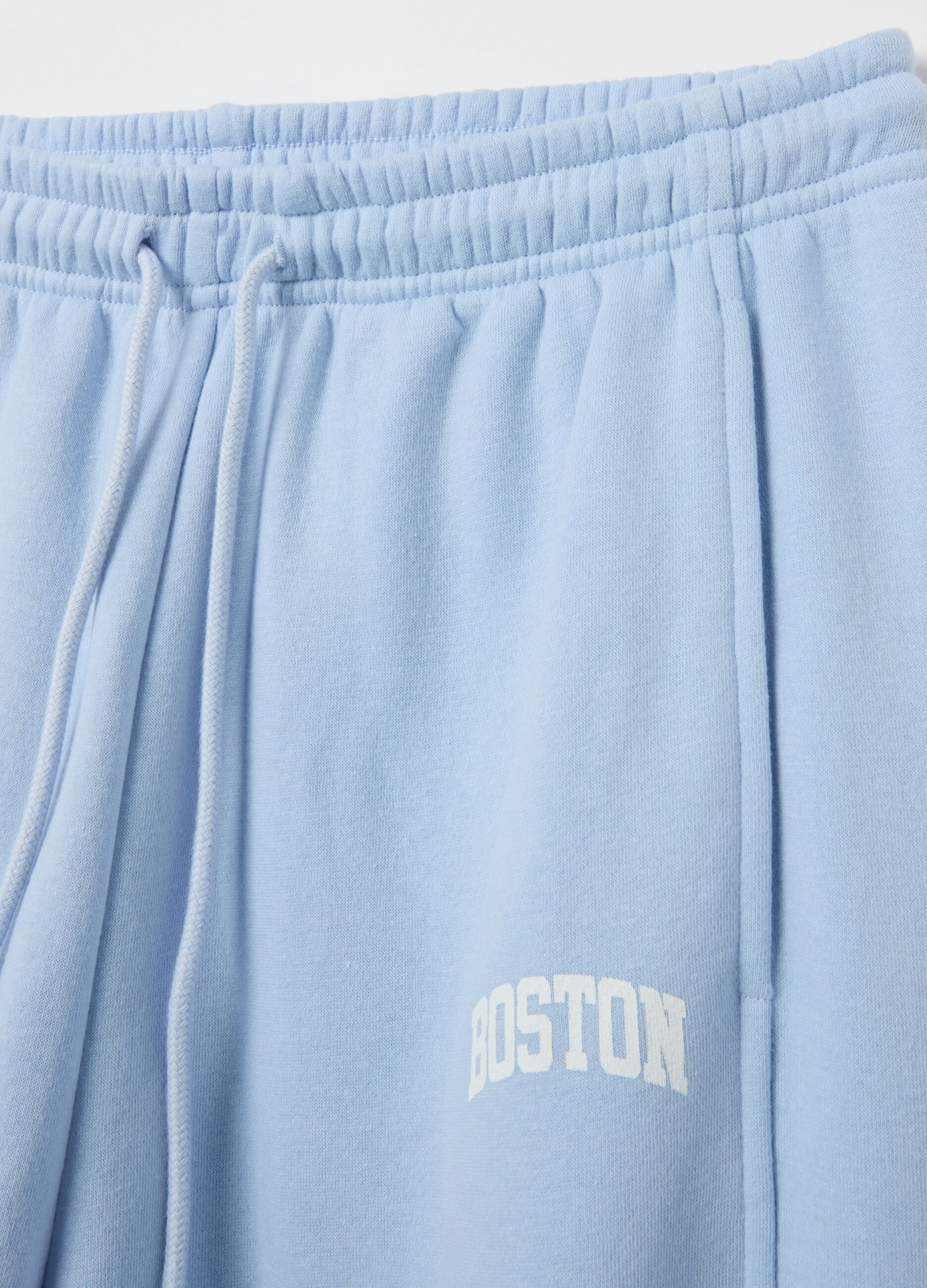 Baggy-fit joggers with drawstring
