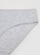 Girls' Grey Stretch Cotton Briefs with Regular Fit_3