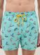 Blue swimsuit with Snoopy surf prints_1