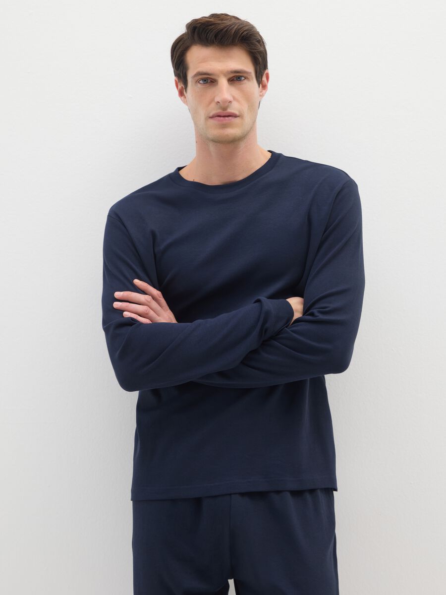 Blue Cotton Pyjama_1