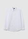 Men's White Cotton Blend Slim Fit Easy Iron Shirt_4