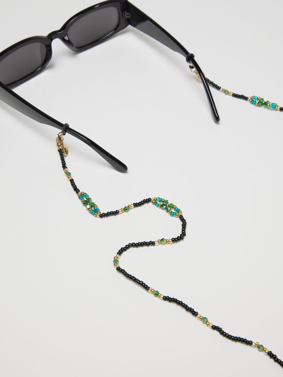 Glasses chain with multicoloured beads_2
