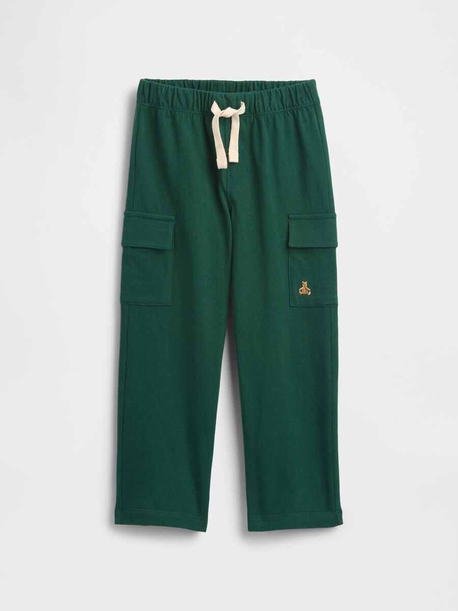 Pantaloni cargo in cotone_0