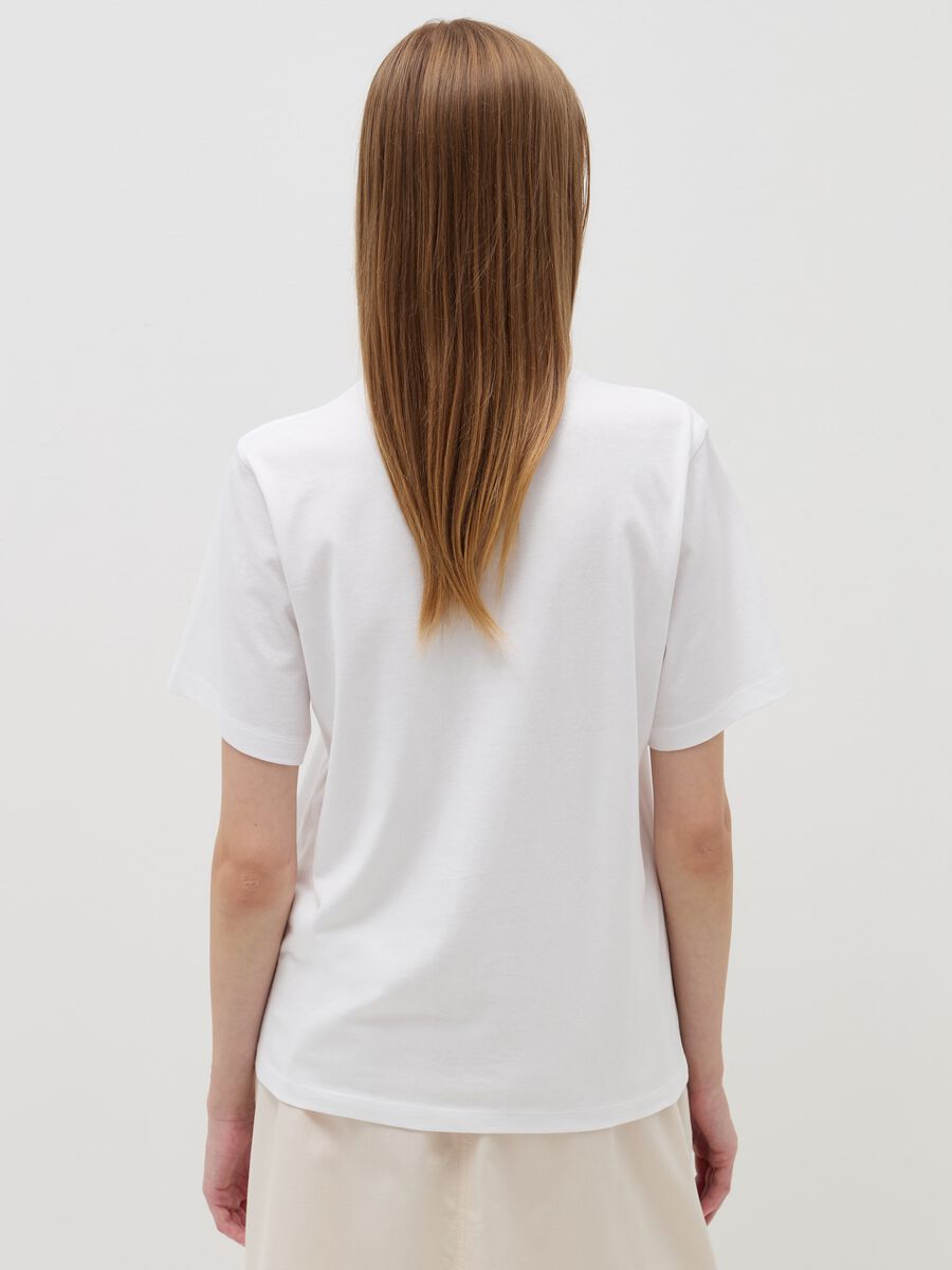 T-shirt relaxed fit in cotone_2