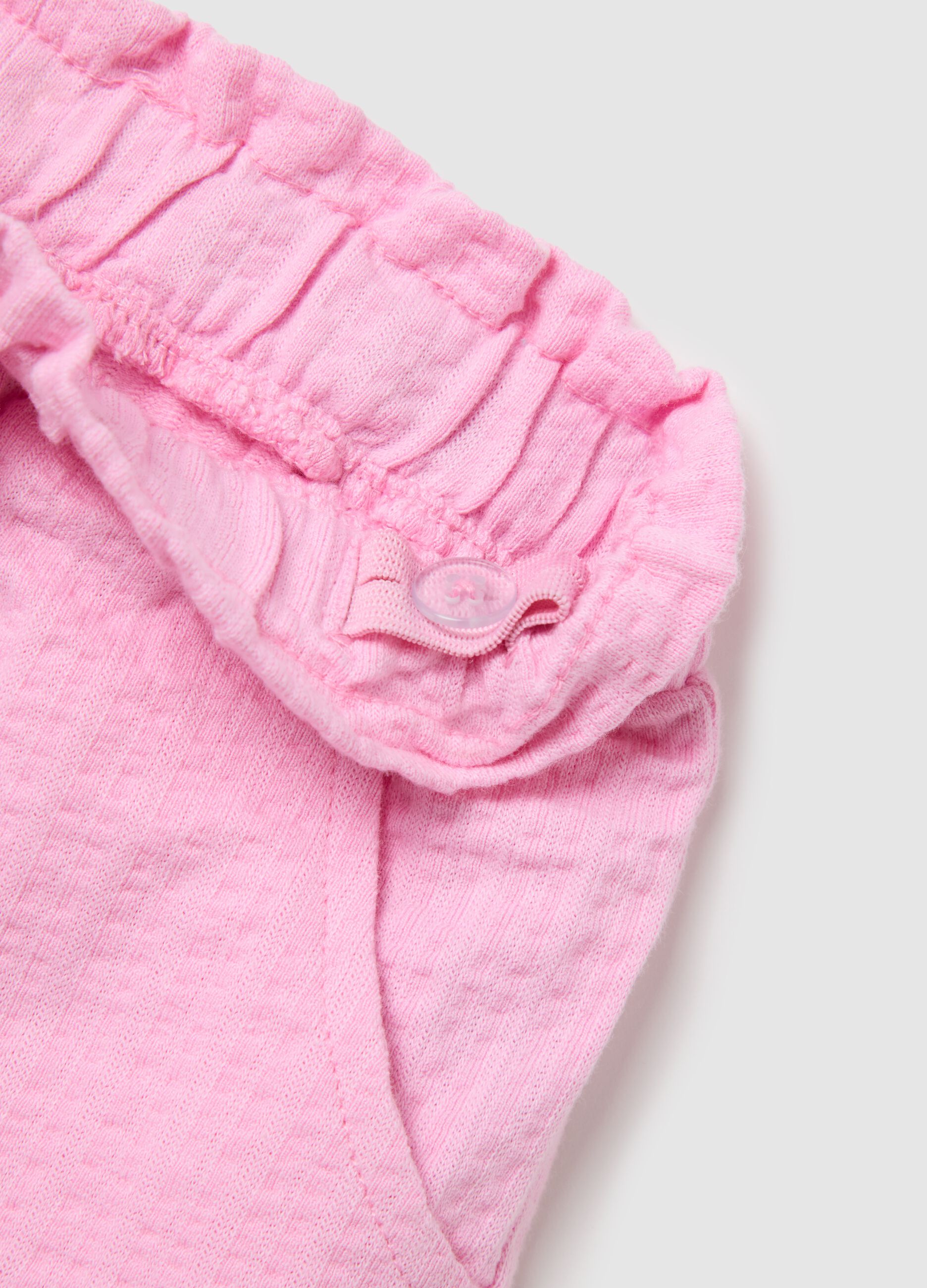 Fagottino pure cotton pink shorts
