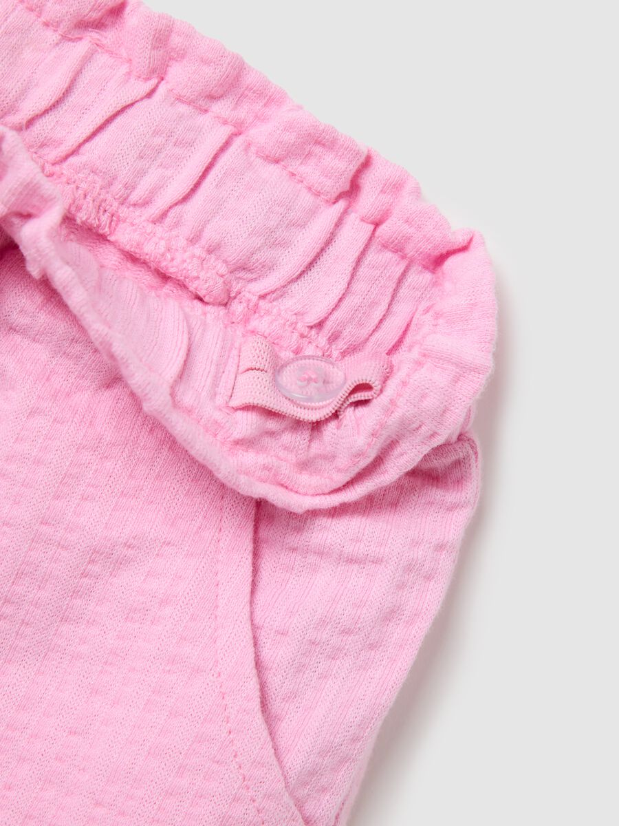 Fagottino pure cotton pink shorts_3