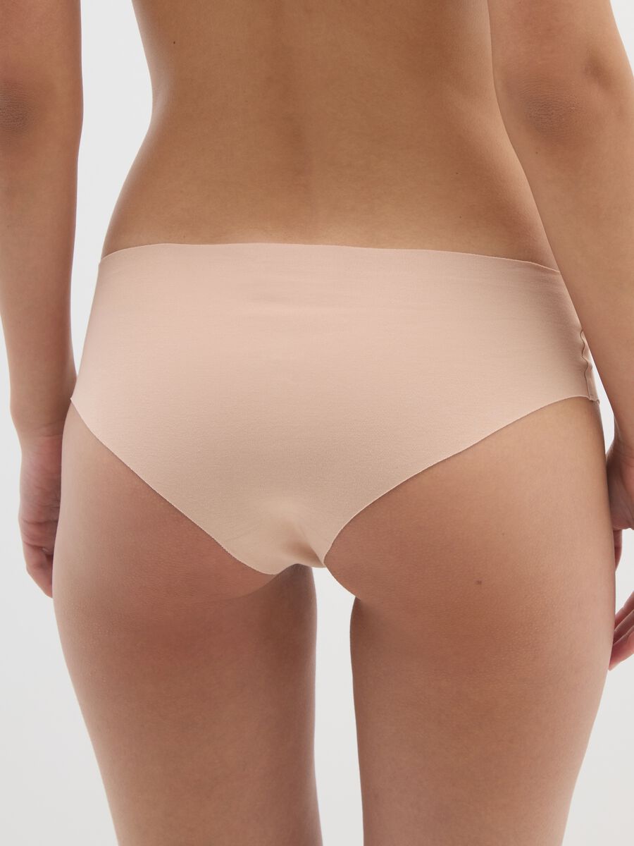 Slip in cotone elasticizzato beige regular fit_2