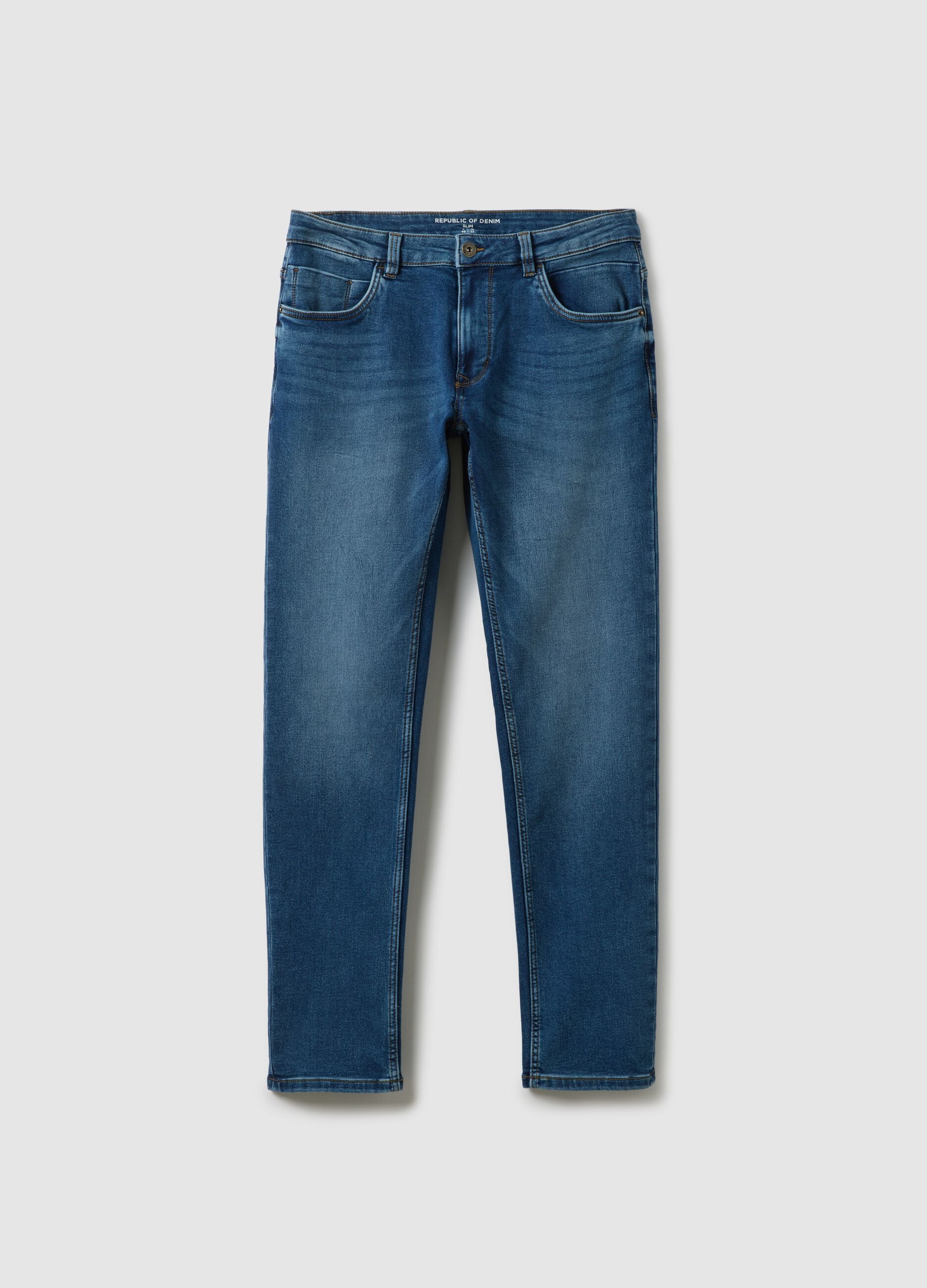 Jeans in denim blu slim fit