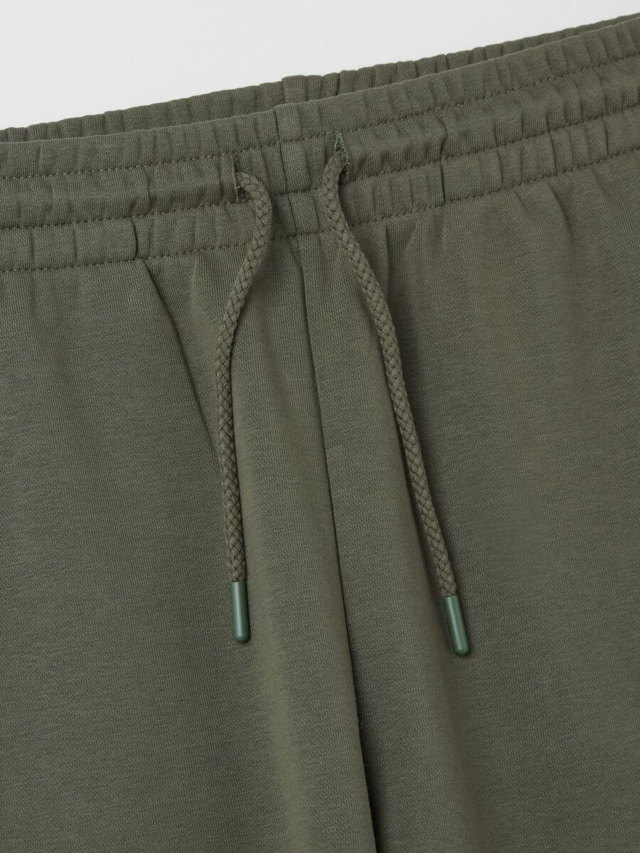Essential joggers in fleece with drawstring_5