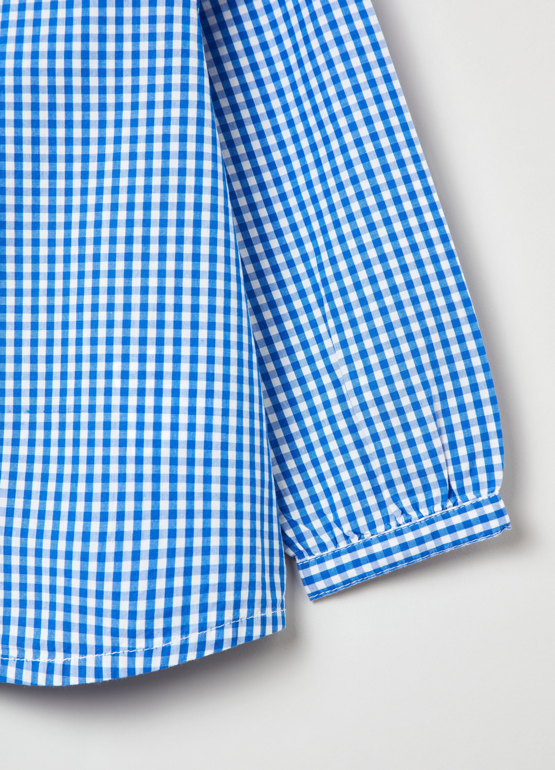 Camicia in popeline vichy 