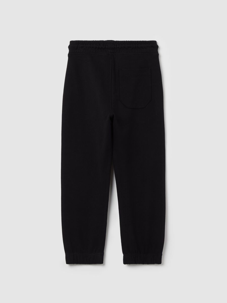 Joggers with drawstring and print_1