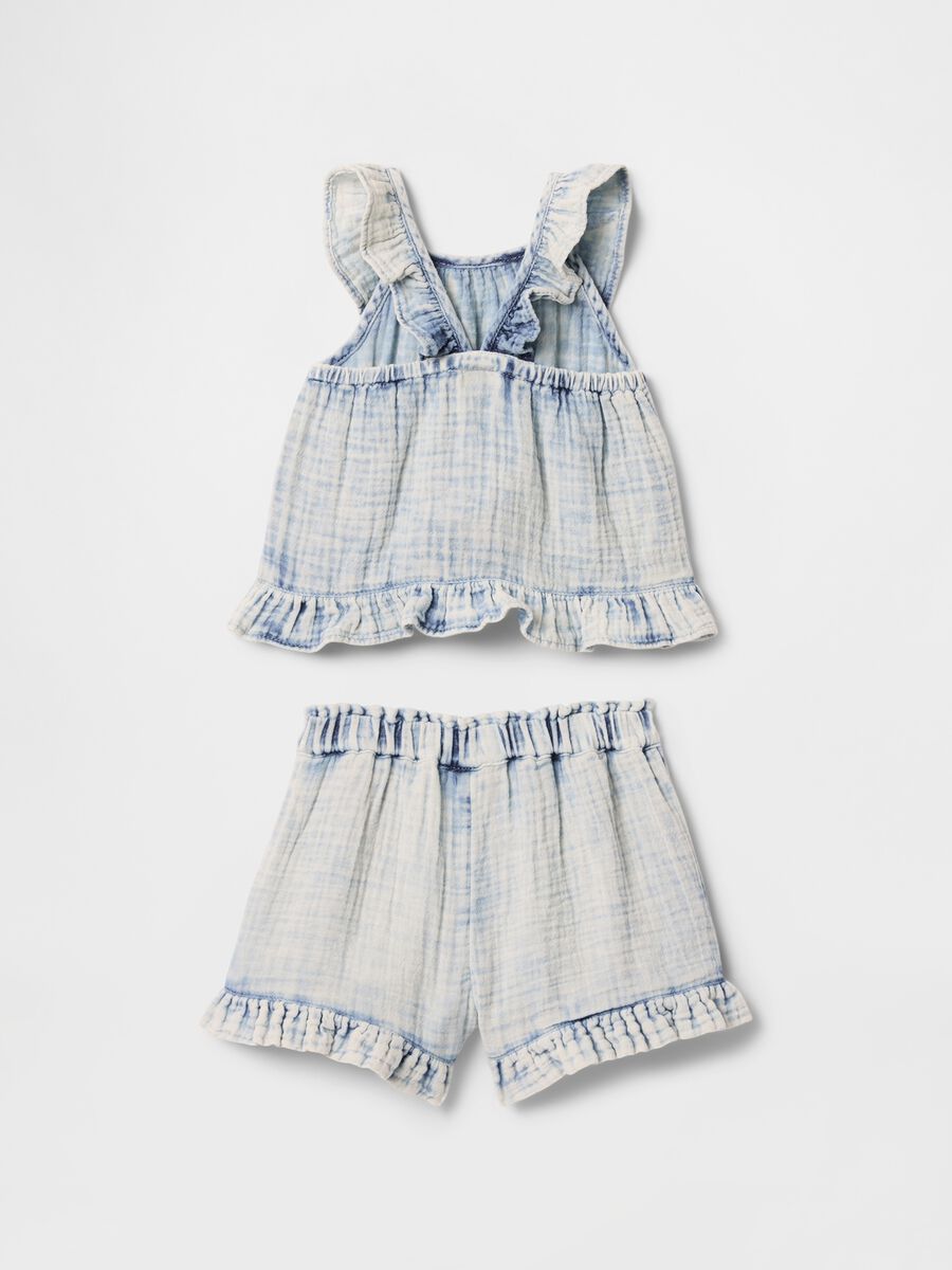 Summer Set with Ruffled Top and Shorts_2