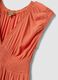 Orange Maternity Dress in Pure Viscose_5