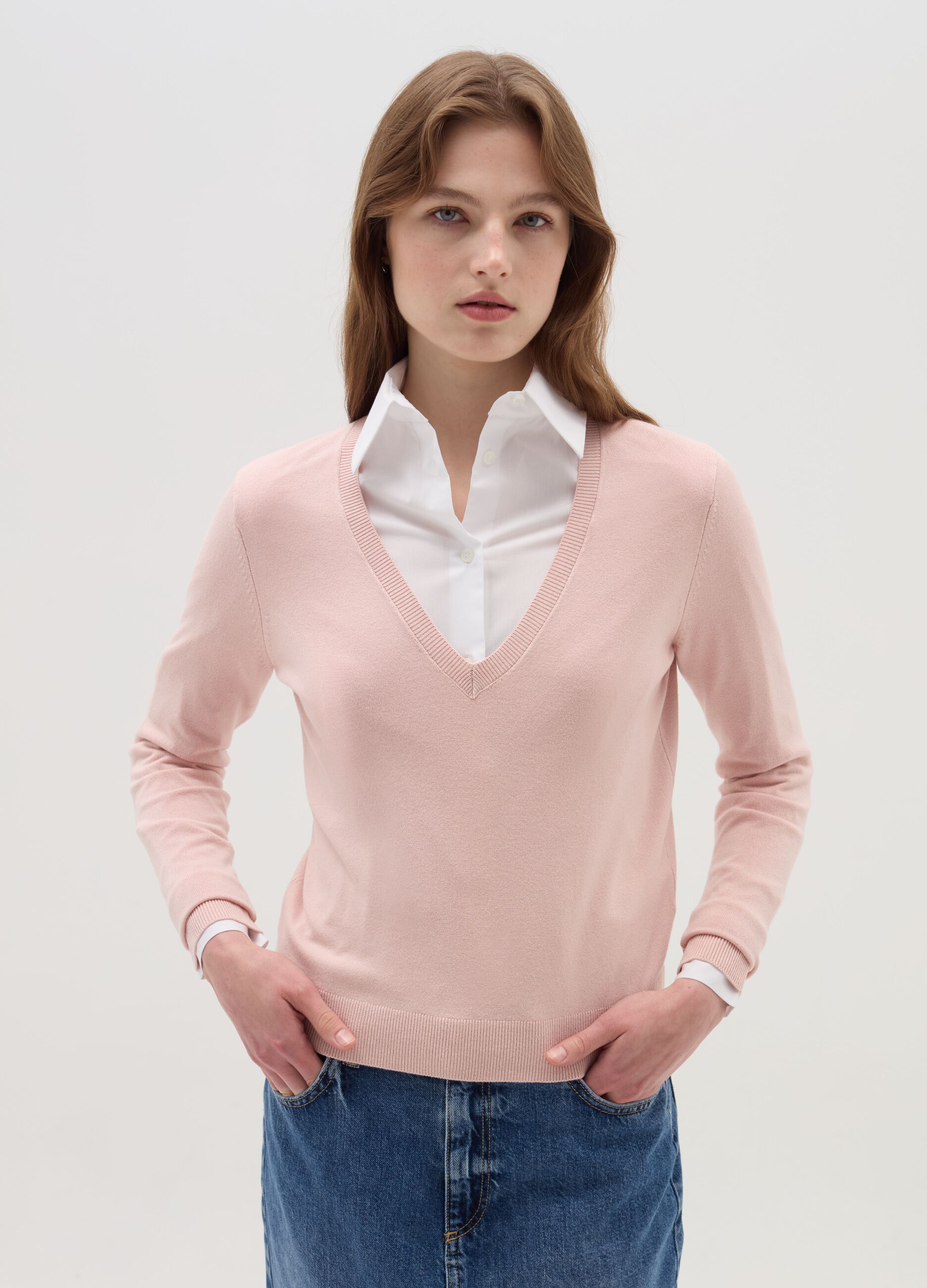 Pullover con scollo a V da Donna OVS