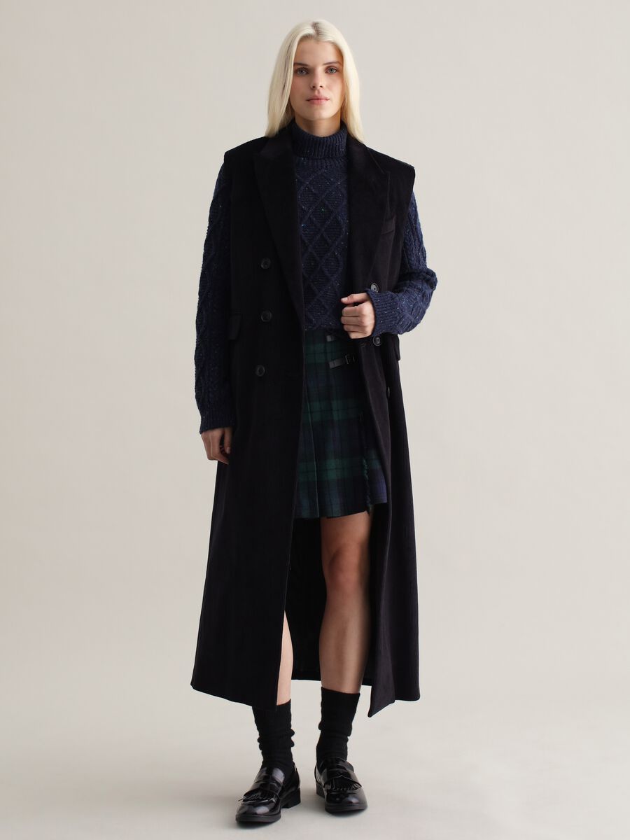 Long oversized double-breasted gilet_1