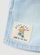Shorts in puro cotone denim azzurri da bimbo regular fit_2