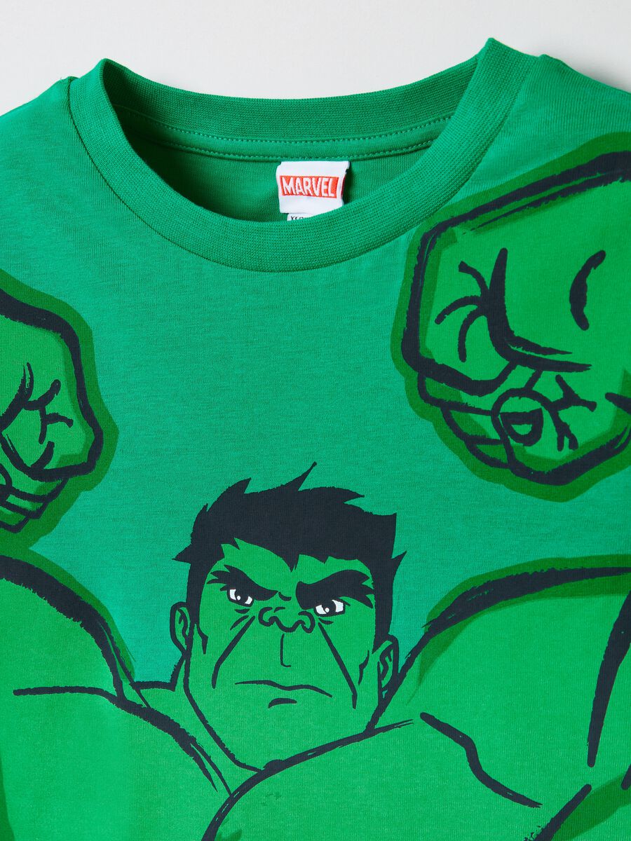 T-shirt in cotone stampa L'Incredibile Hulk_2