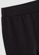 Girls' Black Cotton Stretch Flare Leggings_3