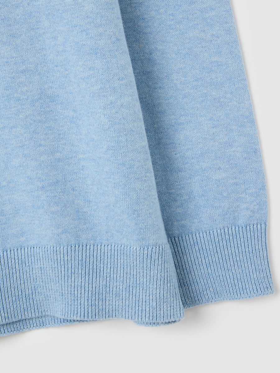 Boy's Blue Cotton Jumper Regular Fit_3