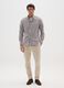 Grey pure cotton regular fit shirt_1