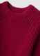 Multicolour pure cotton ribbed crew-neck jumper, regular fit_5