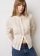 Beige regular fit pure cotton shirt_0