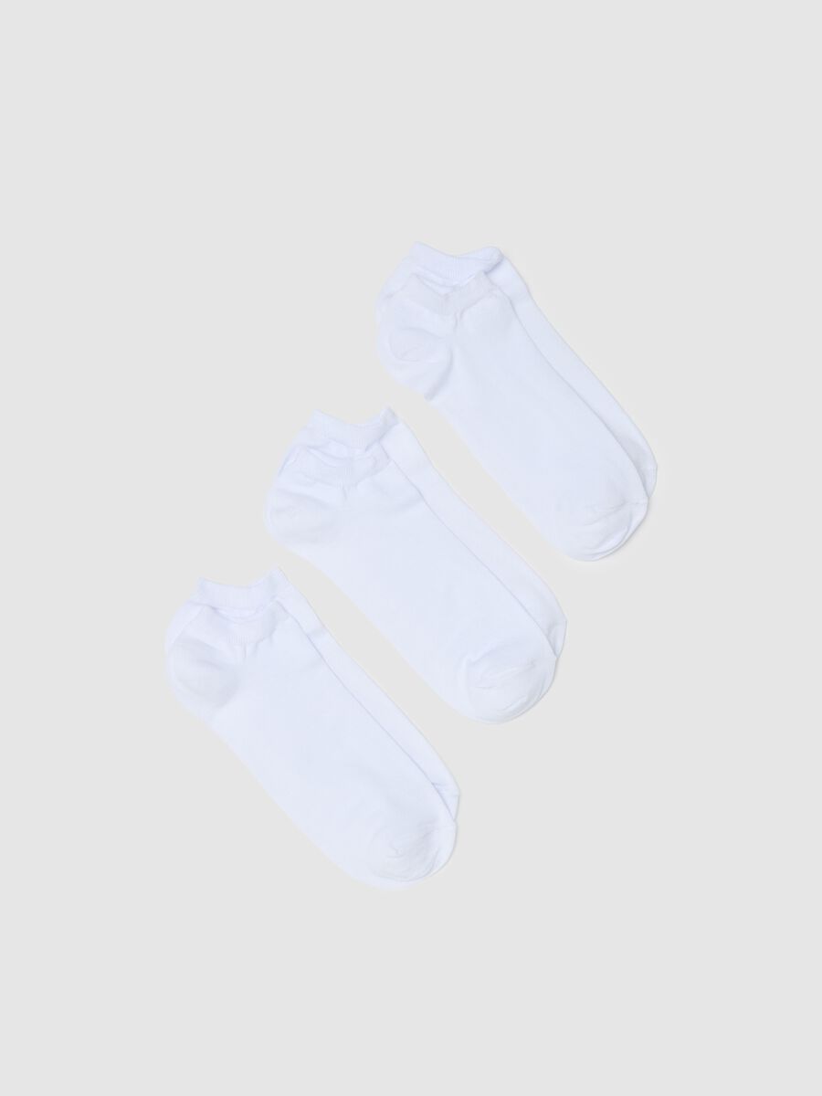 Three-pack shoe liners in organic cotton_0