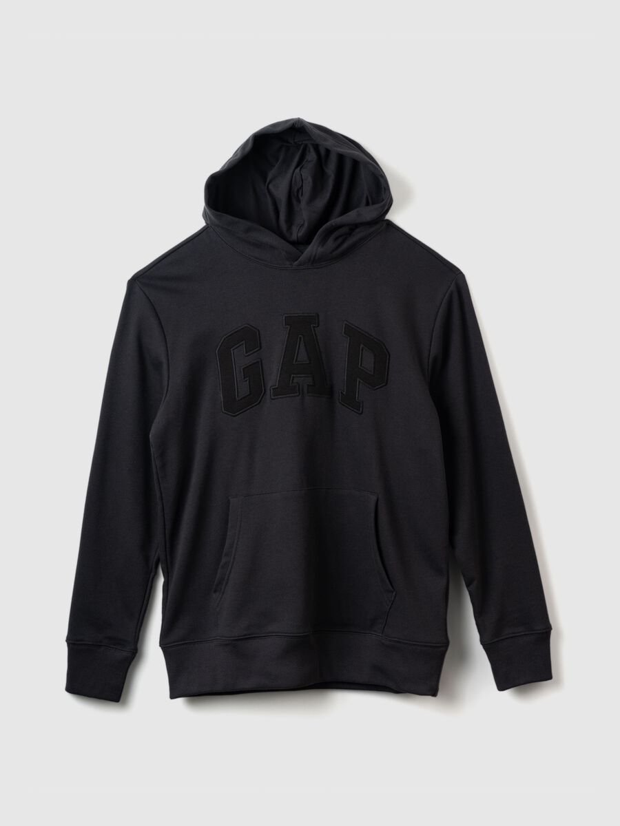 Sweatshirt with hood and logo_0