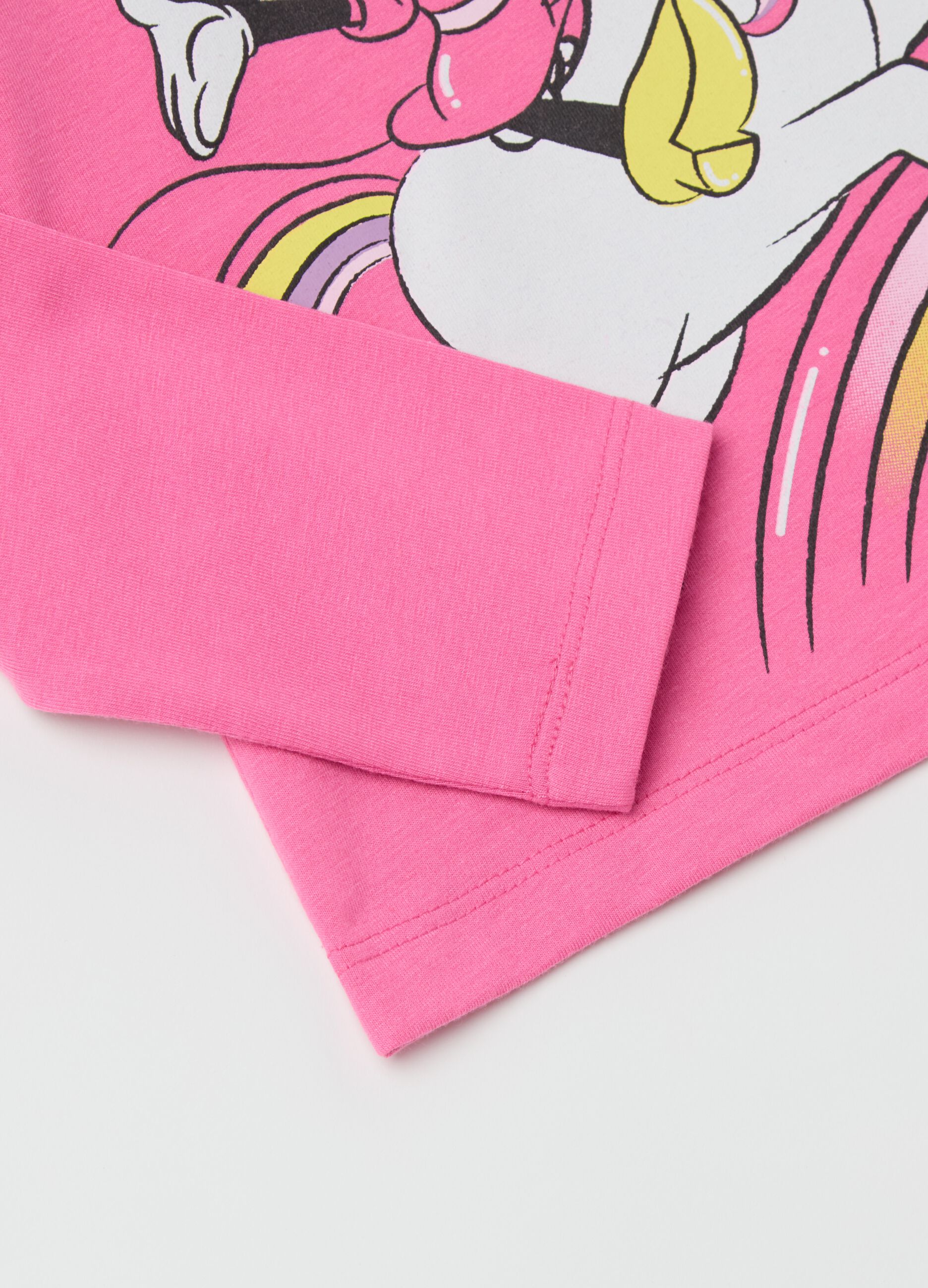 Long-sleeved T-shirt with Minnie Mouse print