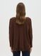 Brown sweater with bead decoration_2
