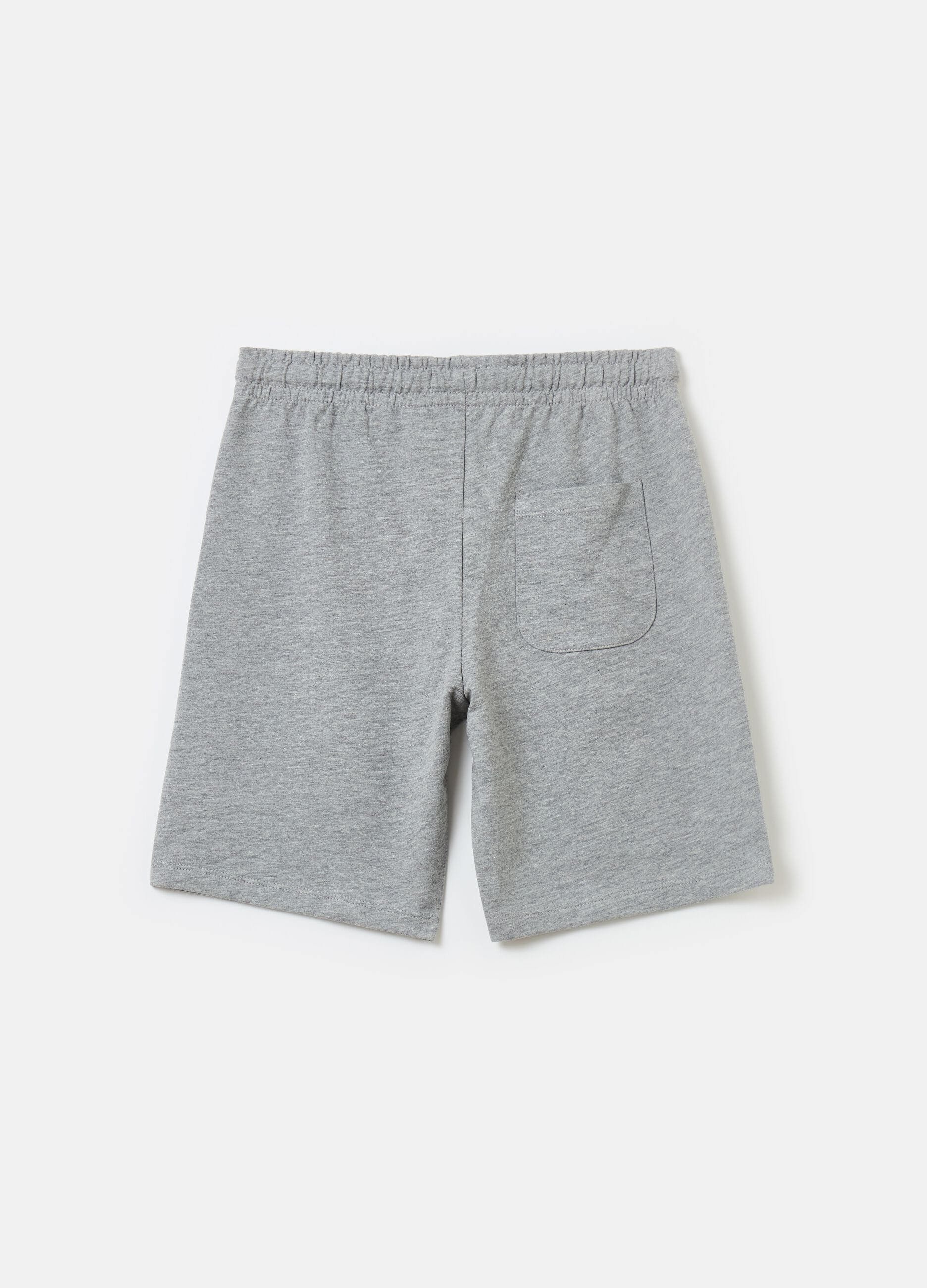 Shorts in French terry with drawstring