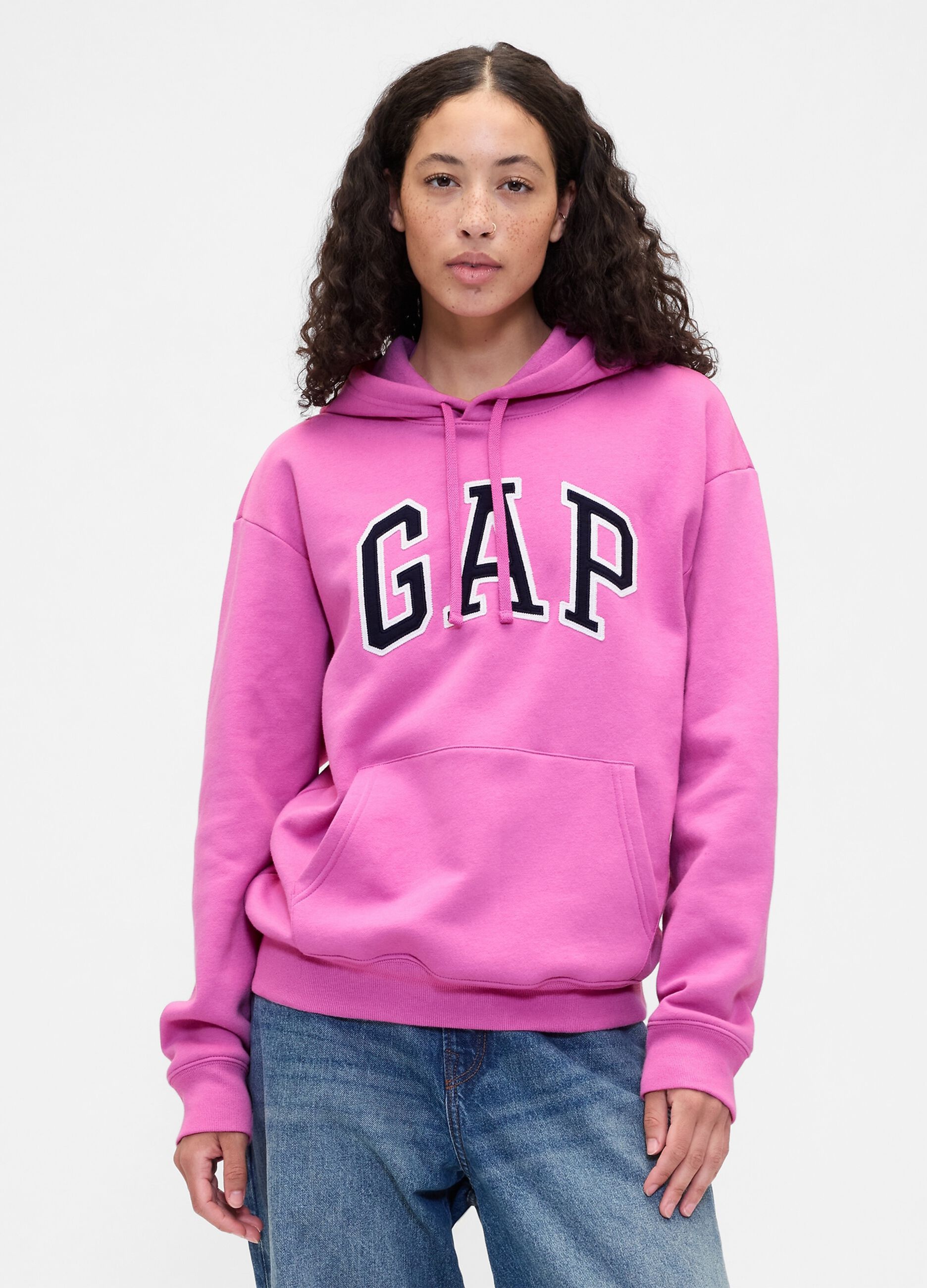 Pink Hooded Sweatshirt