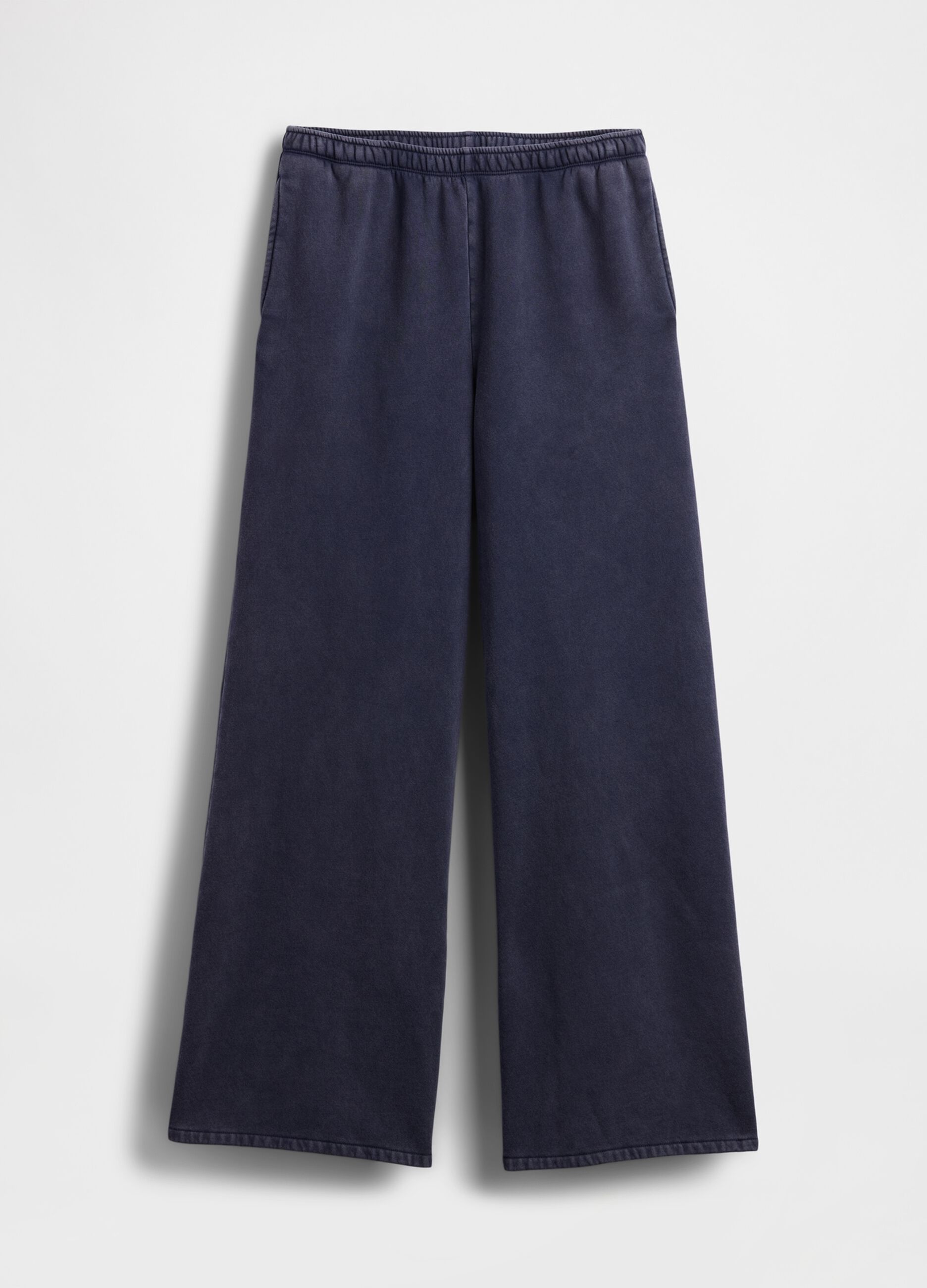 Grey Trousers in Cotton and Polyester Blend