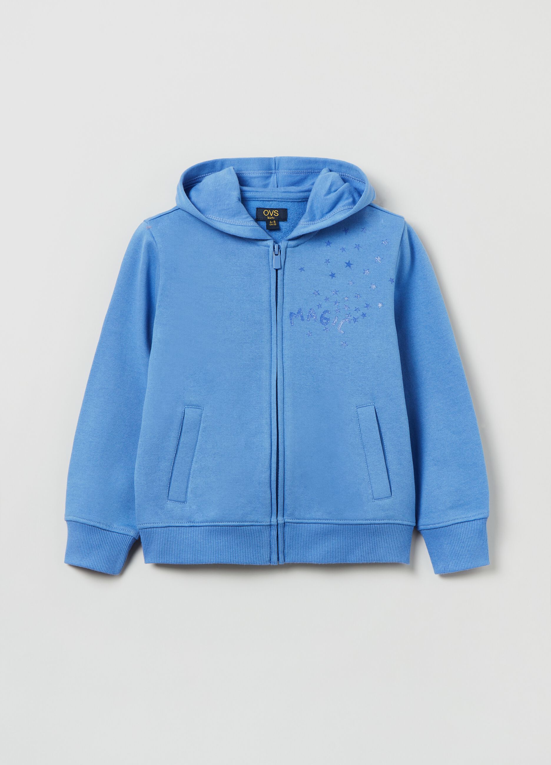 Full-zip con cappuccio e stampa_0