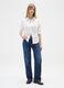 Stretchy Blue Denim Jeans with High Waist_0