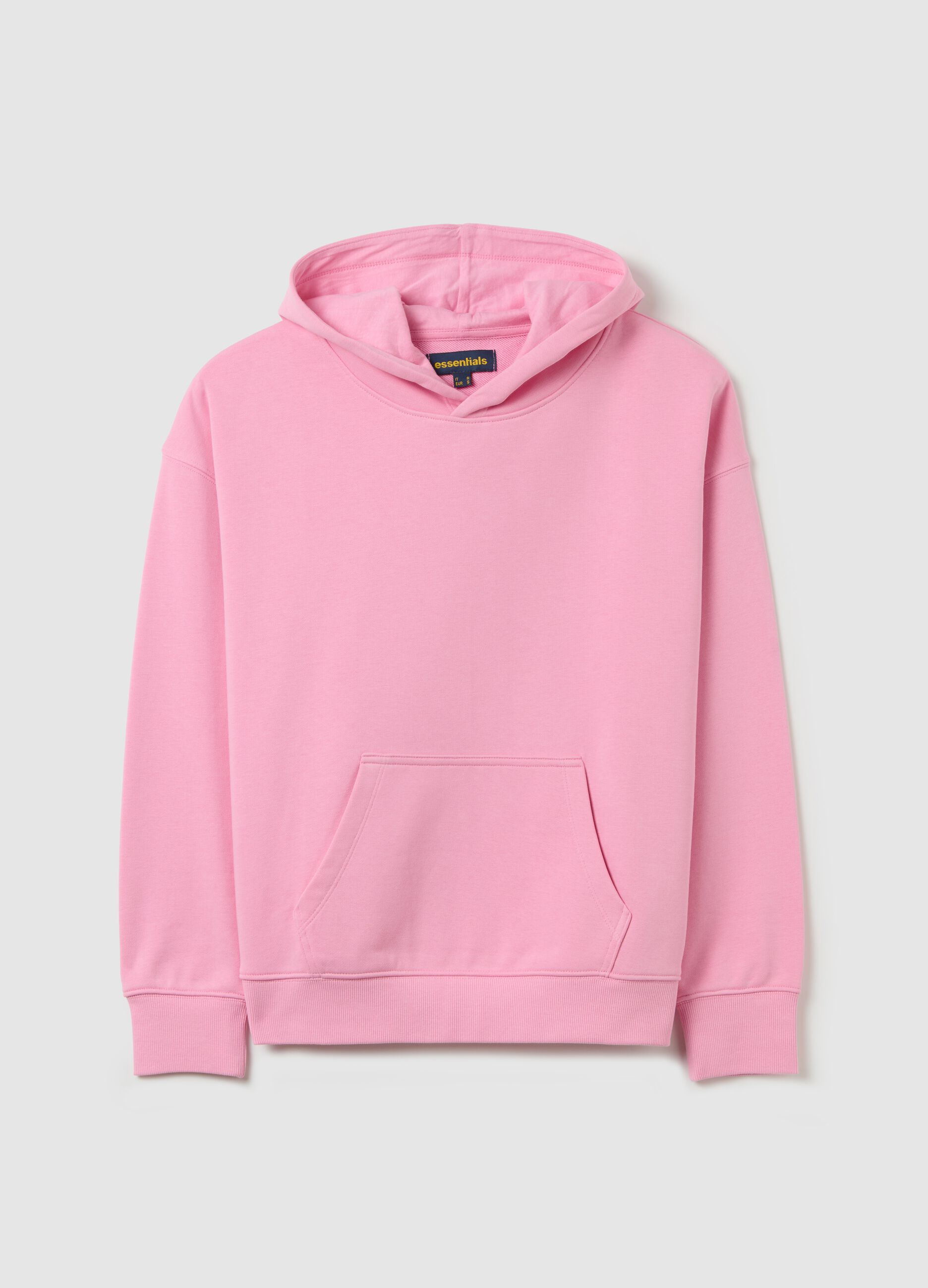 French terry sweatshirt with hood