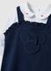 Baby girl regular fit multicolour pure cotton playsuit with Disney embroidery_2