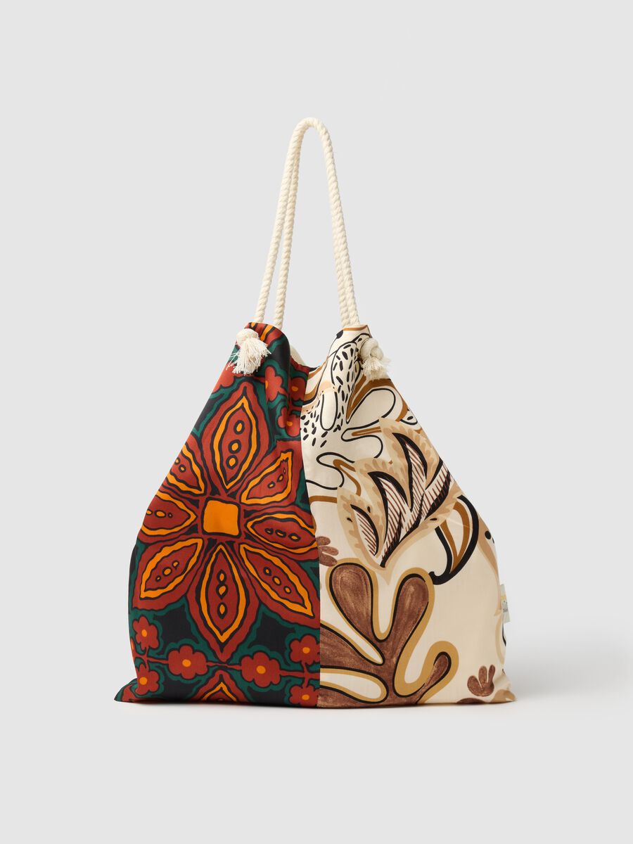 Women's Multicolor Pure Cotton Shopper Bag QUID_2