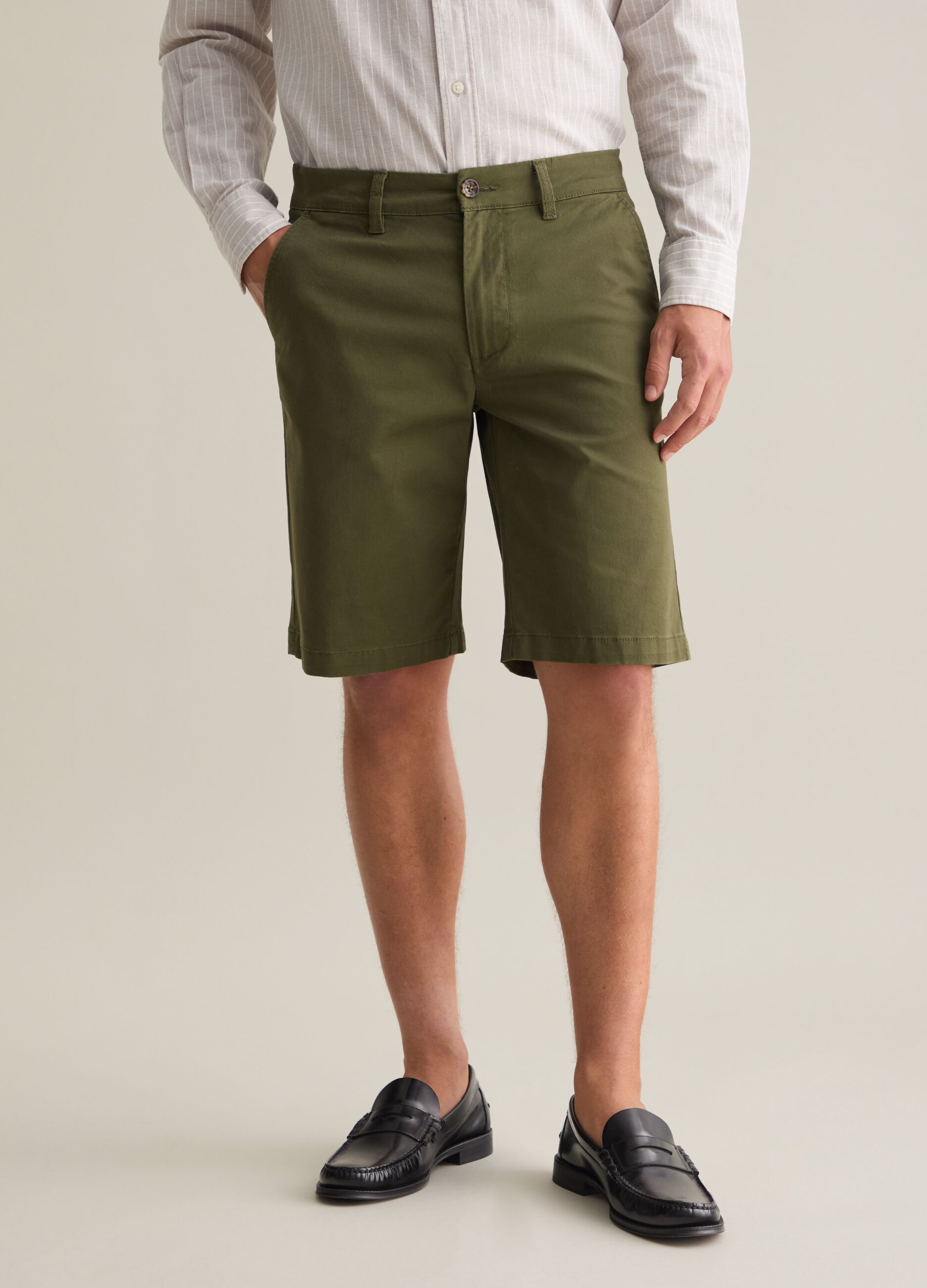 Bermuda chino in cotone stretch