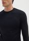 Black long sleeve regular fit T-shirt_3
