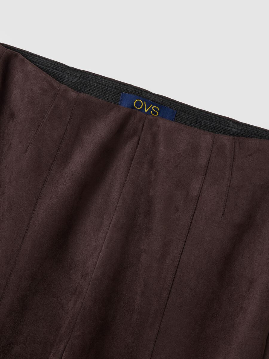 Brown Slim Fit Leggings_5